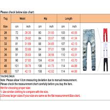 Details About Mens Boys Ripped Straight Denim Jeans Print Slim Fit Trouser Outwear Streetwear