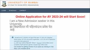 mumbai university admissions 2023