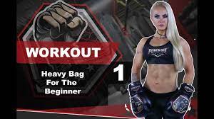 punch fit beginners heavy bag workout