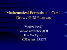 Mathematical Formulas On Corel Draw