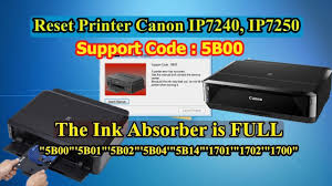 Solution for canon mg5700 series ink absorber full error, error code 5b00 5b01 1700 1701 · this error occurs most often because the main . Cara Reset Printer Canon Ip7240 Ip7250 Support Code 5b00 The Ink Absorber Is Full Youtube