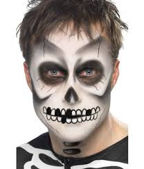 halloween skeleton make up feestbazaar nl
