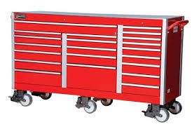 73 super heavy duty roll cabinet red