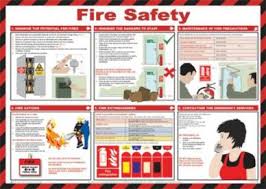 Fire Safety Chart 590 X 420mm