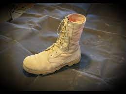 how to clean military boots you