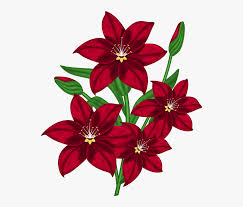 December Flower Clipart Flower Design For Chart Free