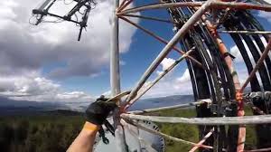 Maple Mountain Cell Phone Tower Climb Duncan B C Youtube