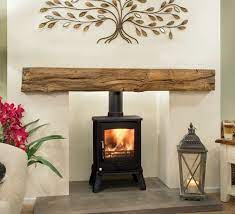 Oak Effect Fire Resistant Mantel And