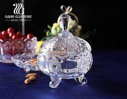 Whole Crystal Candy Dish With Lid