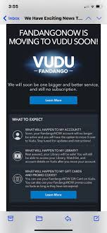 Using walmart gift cards on vudu is also a great way manage entertainment budgets. Confirmed Fandango Library Merging Into Vudu Vudu