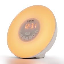 Roxel Wake Up Light Alarm Clock With Fm Radio