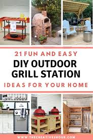 20 Outdoor Grill Station Ideas To