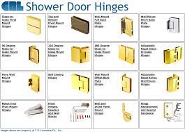 shower door hinges