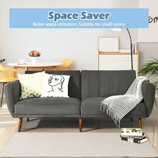 Convertible Futon Sofa Bed Adjustable