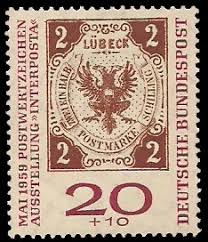 Deutsche post und dhl führen die mobile. Interposta Briefmarke Brd