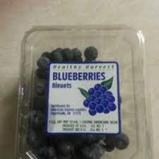 4 cup of blueberries and nutrition facts