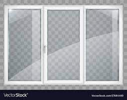White Window With Transpa Glass