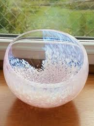 A Very Pretty Angled Glass Bowl