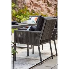 Wicker Patio Chairs With Grey Cushions