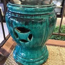 Green Glaze Ceramic Garden Stool China