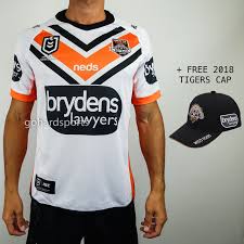 Wests Tigers 2019 Nrl Isc Mens Away Jersey Sizes S 3xl Free Cap