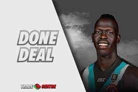 Aliir mayom aliir (born 5 september 1994) is a professional australian rules footballer playing for the port adelaide football club in the australian football league (afl). Done Deal Aliir Traded To Port Adelaide Afl News Zero Hanger