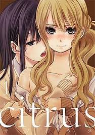 Two girls and a guy. Citrus Manga Wikipedia