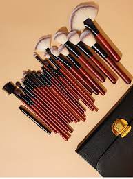 makeup brush set and cosmetics brush