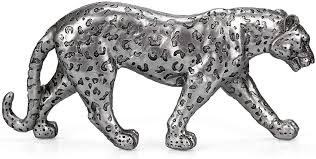 modern polyresin cheetah figurine