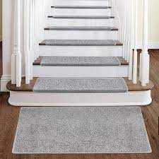 tape free bullnose carpet stair treads stairs with carpet treads stair step rug carpet for stairs stair treads indoor set of 14 light grey