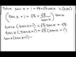 Solve Multi Step Trig Equations 9