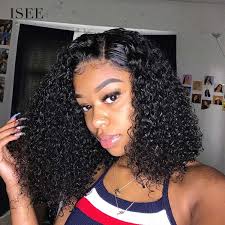 Kinky curly hair weave is now very popular. Isee Hair See Your Beauty Lace Front Human Hair Wigs Lace Frontal Kinky Curly Wigs Isee Hair Iseehair