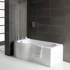 1500mm P Shower Bath Made In Uk With