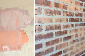 How To Paint A Faux Brick Wall Easy Diy
