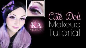 cute doll halloween makeup tutorial
