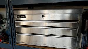 stainless tool box with drawers and