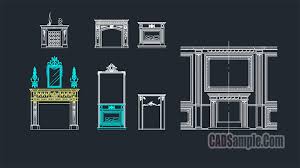 Fireplaces Free Dwg