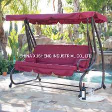 3 Seater Patio Garden Swing Chair Bed