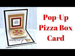 The pizza lover box is an original and festive gift, available for customization. Hello Everyone Only A Few Cards Left For This Stamping Series So Do You Know Any Pizza Lovers If So Th Birthday Card Pop Up Birthday Cards Diy Pop Up Cards