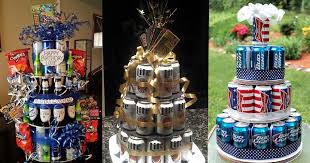 Design your party with this stylish cake topper mini garland balloons. Diy Beer Can Cake How To Make An Easy Beer Can Cake