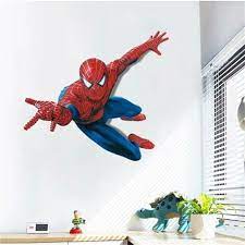 3d Spiderman Superhero Wall Sticker