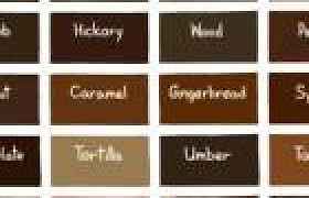 Multidimensional Warm Russet Tones Hair Color Chart And