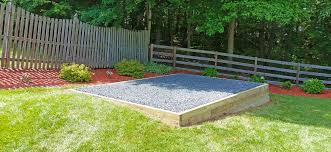 Gravel Pad Installation For Sheds And