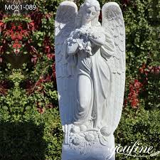Life Size Angel Statues Marble Outdoor