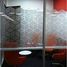 Coated Designer Office Frosted Glass