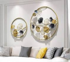 Golden Iron Creative Wallart With Flora