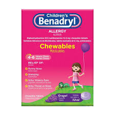 benadryl chewables allergy cine