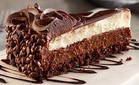 Olive Garden Chocolate Cheesecake gambar png