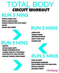 total body run fit circuit workout