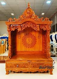 wooden pooja mandir wood temple design